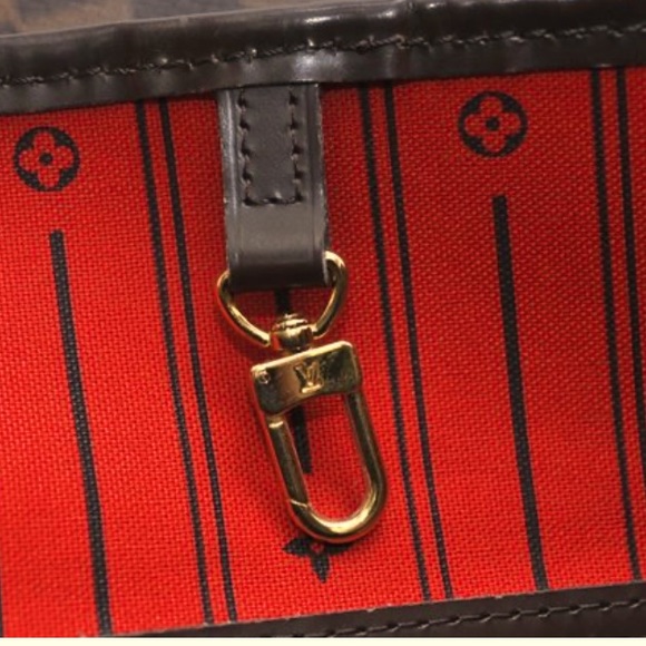 💯AUTHENTIC LOUIS VUITTON DAMIER EBENE NEVERFULL GM - Picture 13 of 16